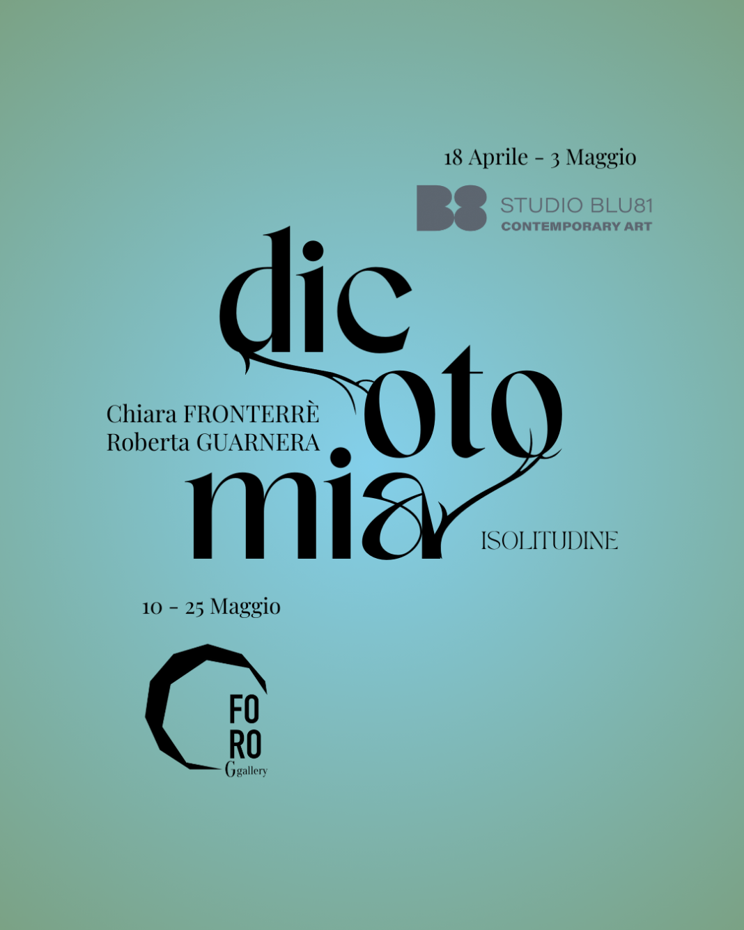 “Dicotomia”, i dipinti di Chiara Fronterrè  e le mappe di Roberta Guarnera per raccontare l’ “isolitudine”https://www.exibart.com/repository/media/formidable/11/img/3f2/manifestoDicotomia-1068x1335.png