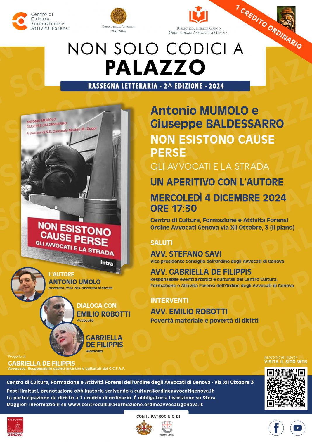 Non solo codici a palazzo, un aperitivo con l’autore | Antonio Mumolo e Giuseppe Baldessarrohttps://www.exibart.com/repository/media/formidable/11/img/3fe/Non-solo-codici-a-Palazzo_MUMOLO-e-BALDESSARRO-12-dicembre-1068x1511.jpg