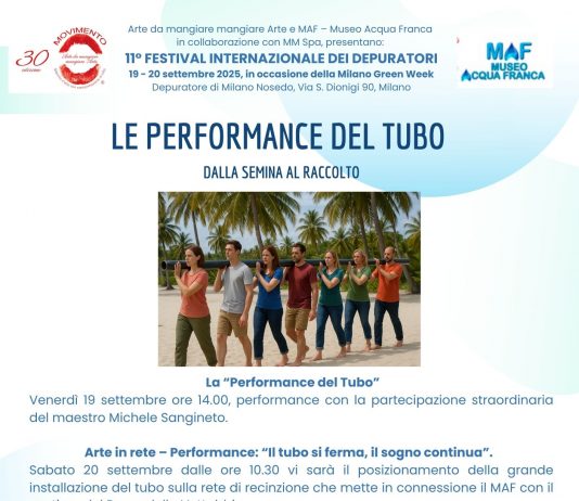La performance del Tubo- 11° Festival Internazionale dei Depuratori