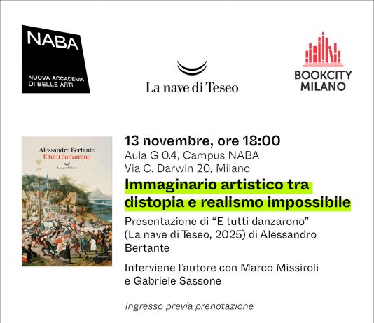 NABA x BookCity Milano – Presentazione del libro “E tutti danzarono” di Alessandro Bertante