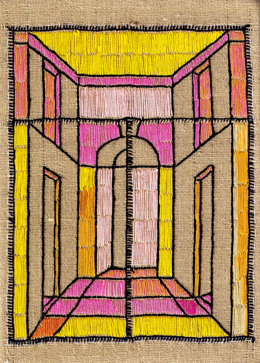 Endje: Wander-Weavinghttps://www.exibart.com/repository/media/formidable/11/img/4d5/Anila-Rubiku-28.-Via-Pagliano-1-The-Inner-Door-embroidery-on-silk-and-mouline-thread-24.5-x-17-cm-2020-2024_courtesy-the-artist-copia.jpg