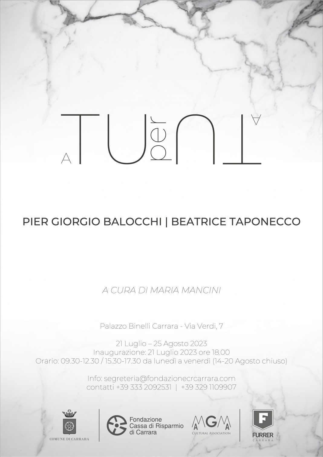 Pier Giorgio Balocchi / Beatrice Taponecco – A tu per tuhttps://www.exibart.com/repository/media/formidable/11/img/4fe/a-tu-per-tu-foto-1068x1510.jpg