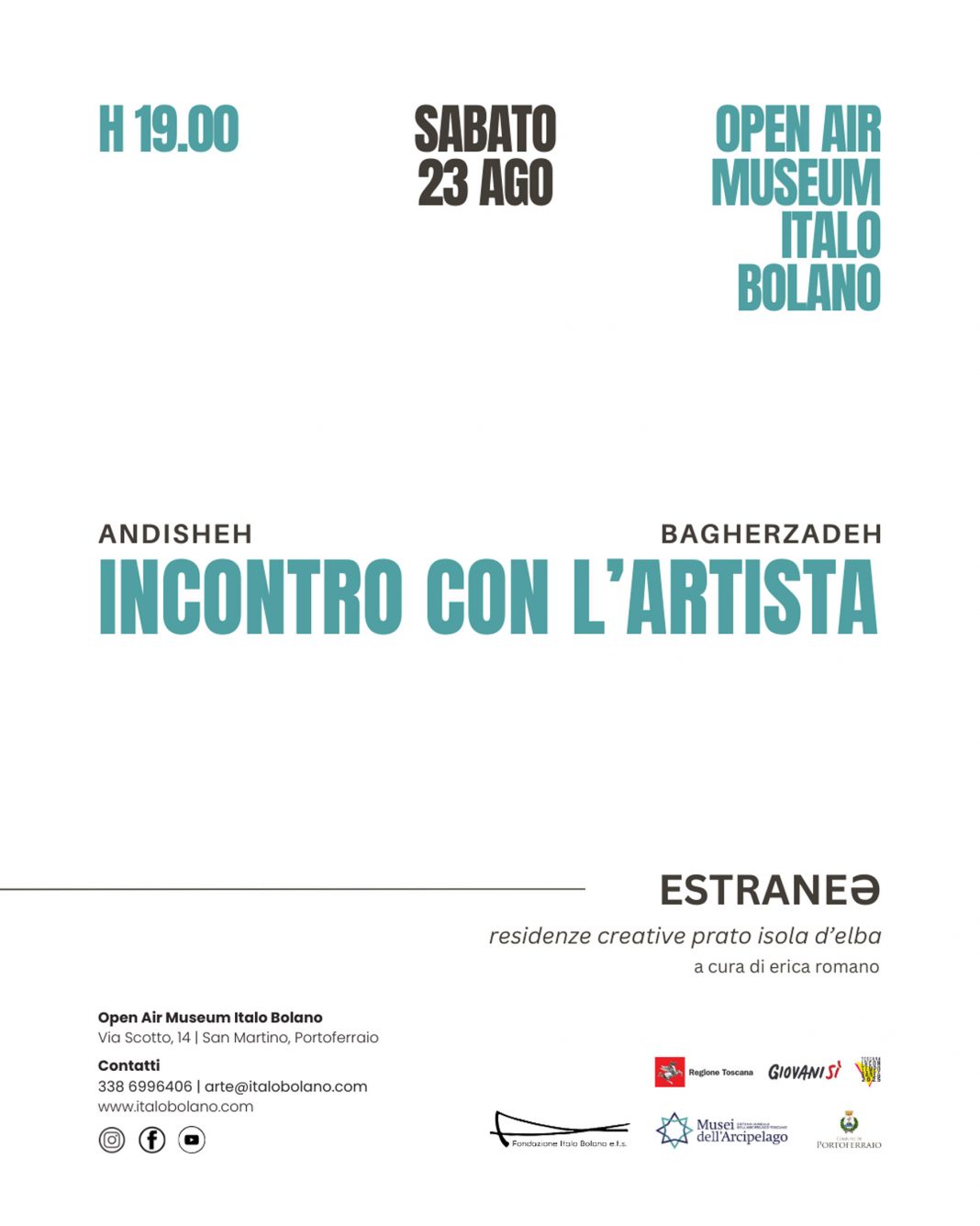 Incontro con l’artista Andisheh Bagherzadeh in residenza all’Open air Museum Italo Bolanohttps://www.exibart.com/repository/media/formidable/11/img/513/invito-Andi-1068x1335.jpg