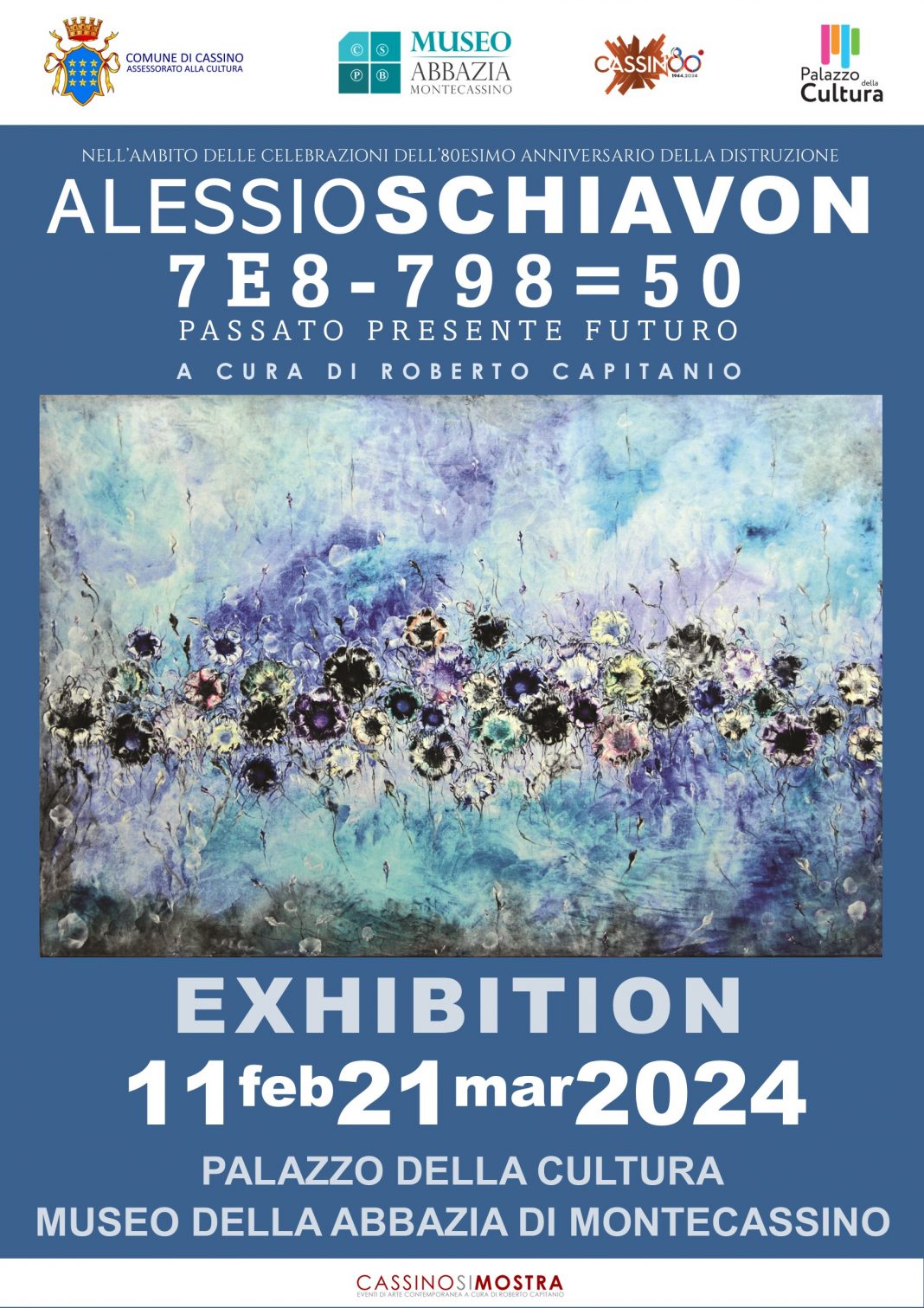 Alessio Schiavon – 7E8-798=50 Passato Presente Futurohttps://www.exibart.com/repository/media/formidable/11/img/563/LocandinaA3-1068x1511.jpg