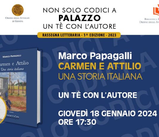 Non solo codici a palazzo: un tè con l’autore Marco Papagalli