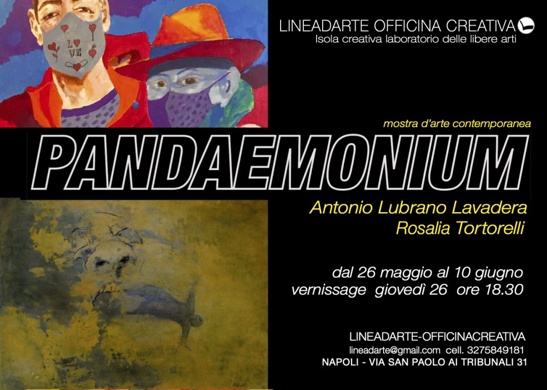 Antonio Lubrano Lavadera / Rosalia Tortorelli – Pandaemoniumhttps://www.exibart.com/repository/media/formidable/11/img/580/flyers-tort-lava-1068x761.jpg