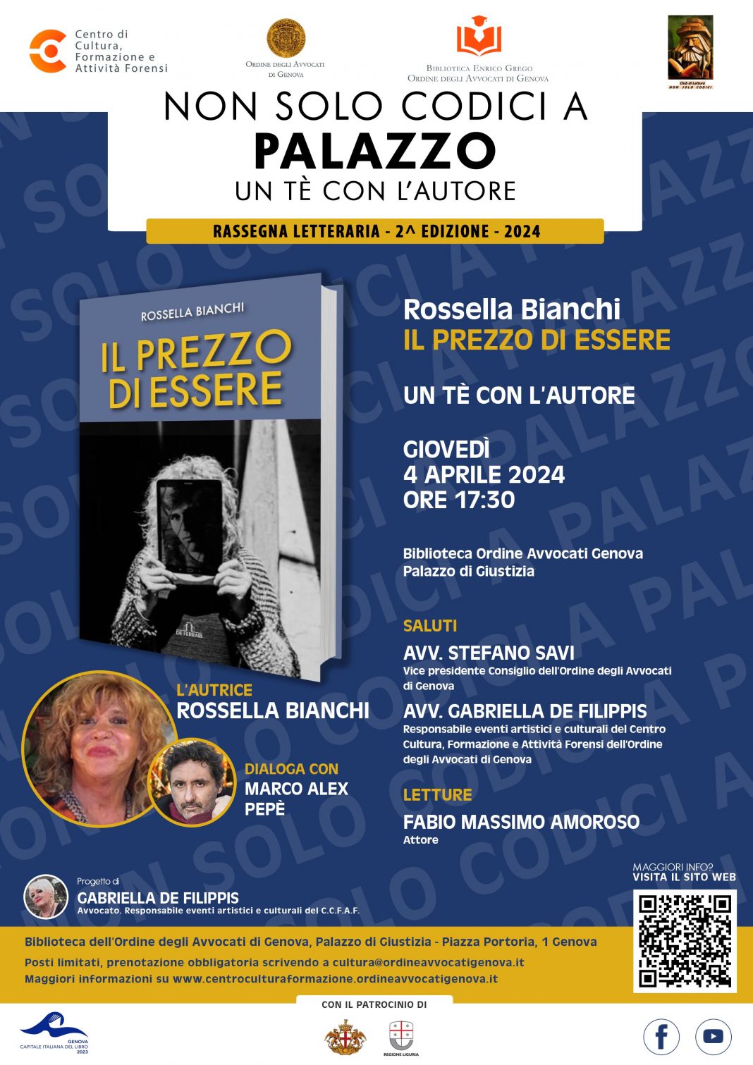 Non solo codici a palazzo – Un tè con l’autore – Rossella bianchihttps://www.exibart.com/repository/media/formidable/11/img/5d8/Non-solo-codici-a-Palazzo-4-aprile-Bianchi-1068x1511.jpg
