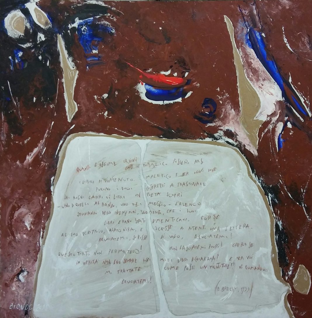 Francesco Biondo – Bruciano le Parole, Bruciano / Il Tuo Segno Nel Tempohttps://www.exibart.com/repository/media/formidable/11/img/659/BRUCIANO-LE-PAROLE-BRUCIANO-1068x1090.jpg