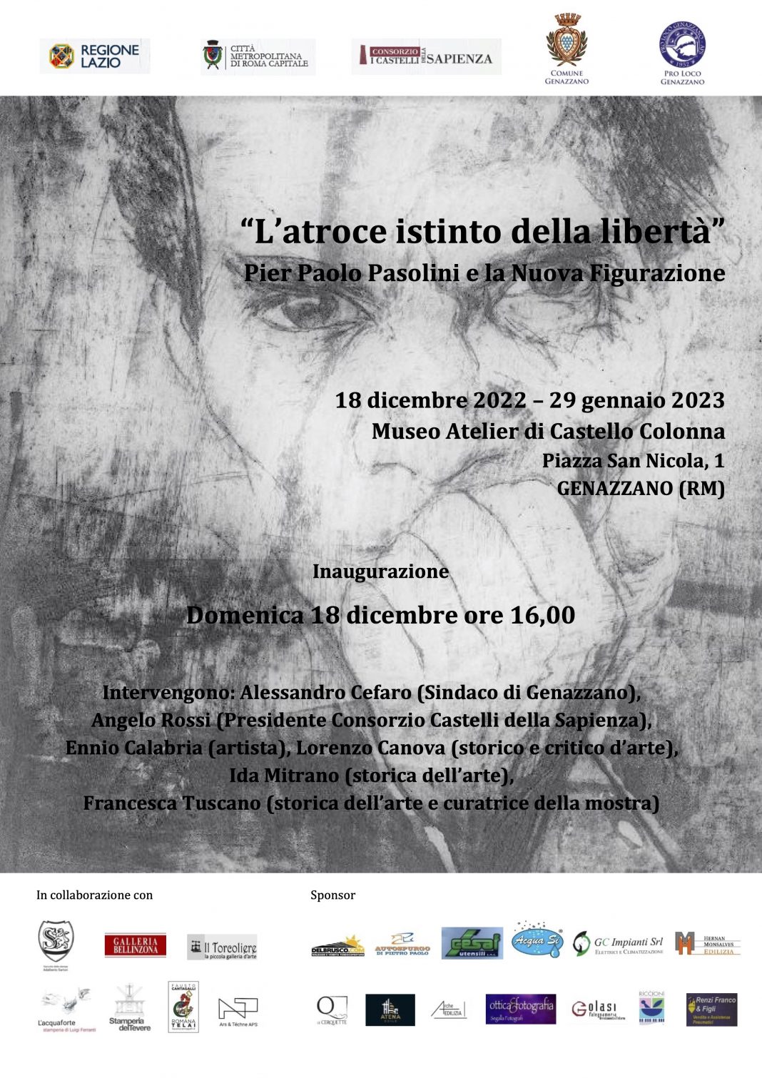 L’atroce istinto della libertà. Pier Paolo Pasolini e la Nuova Figurazionehttps://www.exibart.com/repository/media/formidable/11/img/65a/1670601789879_Locandina-Pasolini-e-la-Nuova-Figurazione_2-1068x1511.jpg