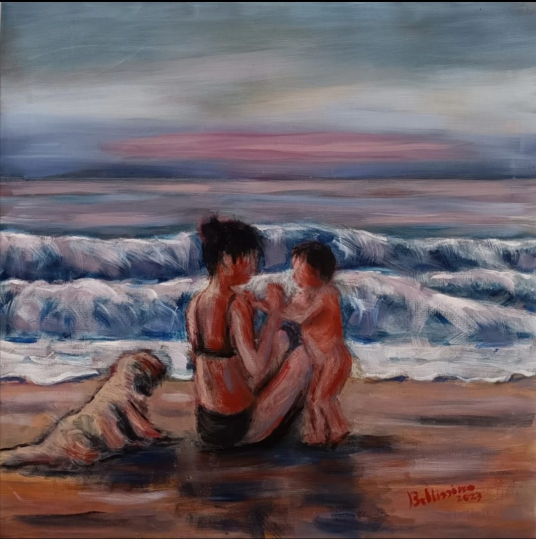 Francesco Bellissimo – Il misterioso marehttps://www.exibart.com/repository/media/formidable/11/img/690/Tecnica-mista-su-tela-50x50.-Carezze-al-tramonto-1068x1074.jpg