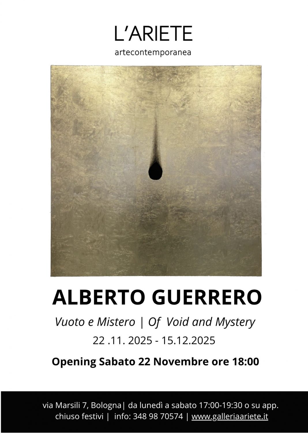 Alberto Guerrero – Vuoto e Mistero. Of Void and Mysteryhttps://www.exibart.com/repository/media/formidable/11/img/6d3/Invito-mostra-LARIETEartecontemporanea-1068x1511.jpg