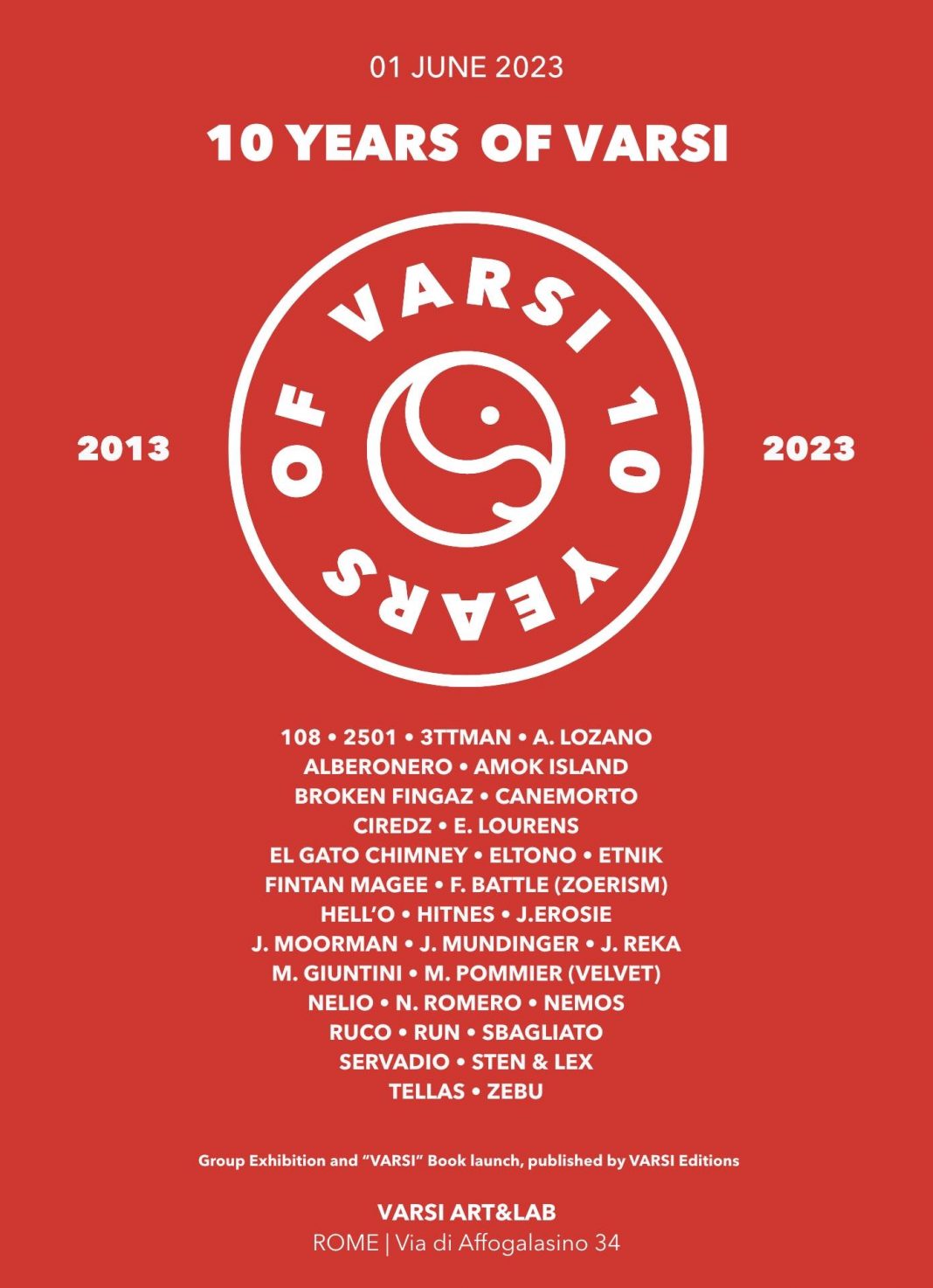 10 Years of VARSI | 10° Anniversario | 2013 – 2023https://www.exibart.com/repository/media/formidable/11/img/6e0/VARSI-ART-LAB-_-10-YEARS-_-1068x1474.jpeg