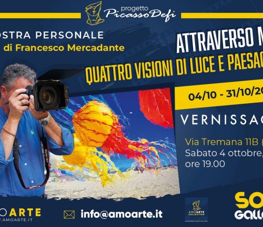 Mostra personale QUATTRO VISIONI DI LUCE E PAESAGGIO di Francesco Mercadante