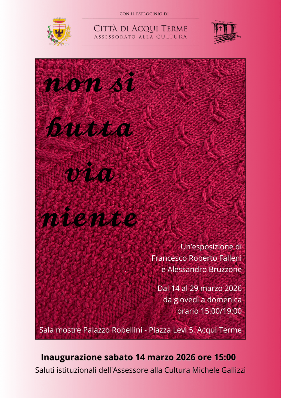 Francesco Roberto Falleni / Alessandro Bruzzone – Non si butta via nientehttps://www.exibart.com/repository/media/formidable/11/img/6fc/Non-si-butta-via-niente-manifesto-1068x1510.png