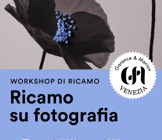 Workshop di ricamo su fotografia con l’artista Juls Criveller