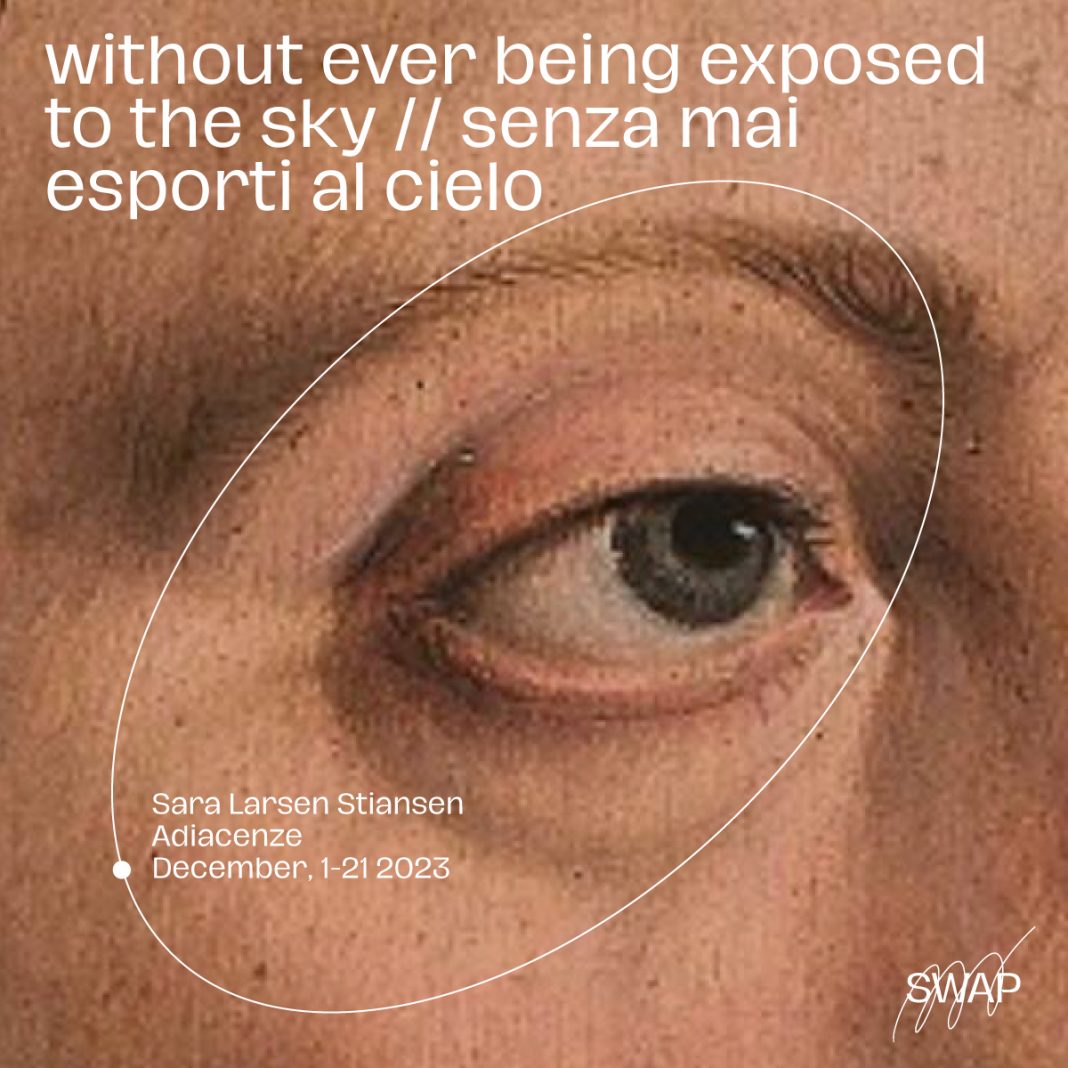 Sara Larsen Stiansen – without ever being exposed to the sky – senza essere mai esporti al cielohttps://www.exibart.com/repository/media/formidable/11/img/76a/SWAP-2023_Exhibition_post-IG-1068x1068.jpg