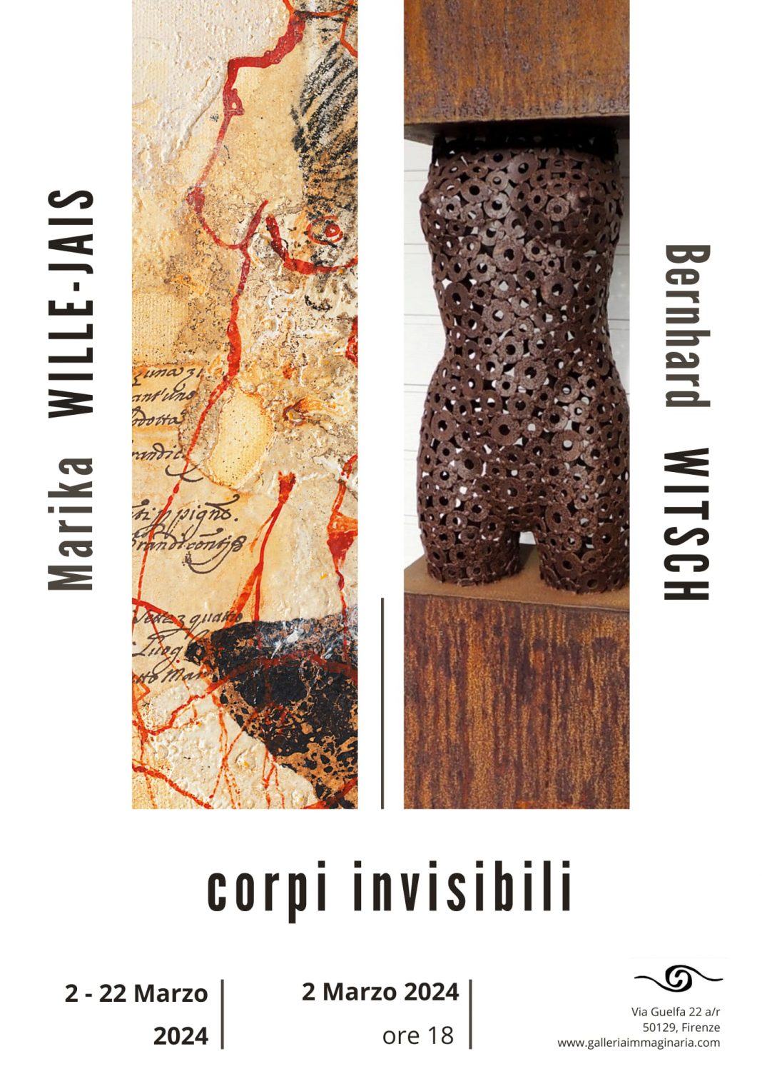 Marika Wille-Jais / Bernhard Witsch – Corpi invisibilihttps://www.exibart.com/repository/media/formidable/11/img/783/Invito-Corpi-invisibili-1068x1511.jpg