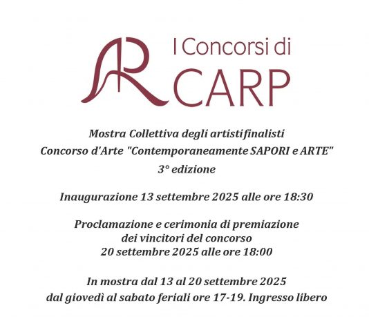 Contemporaneamente SAPORI e ARTE | 3° EDIZIONE