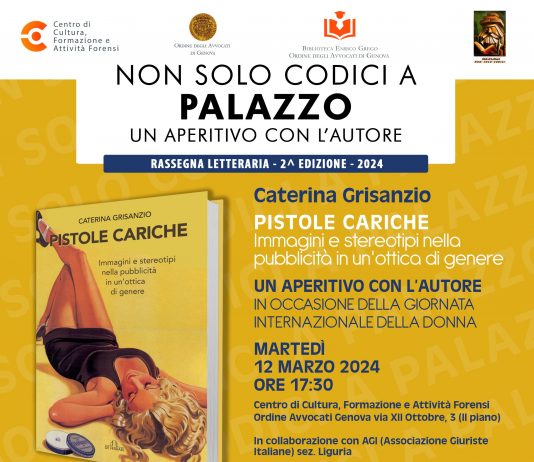 Caterina Grisanzio a Non solo Codici a Palazzo – Un aperitivo con l’autore