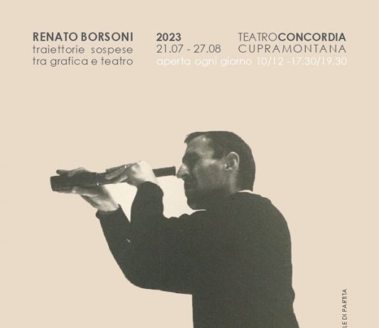 Renato Borsoni – Traiettorie sospese tra grafica e teatro