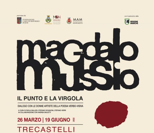 Magdalo Mussio – Il Punto e la Virgola. Dialogo con le donne artiste della poesia verbo