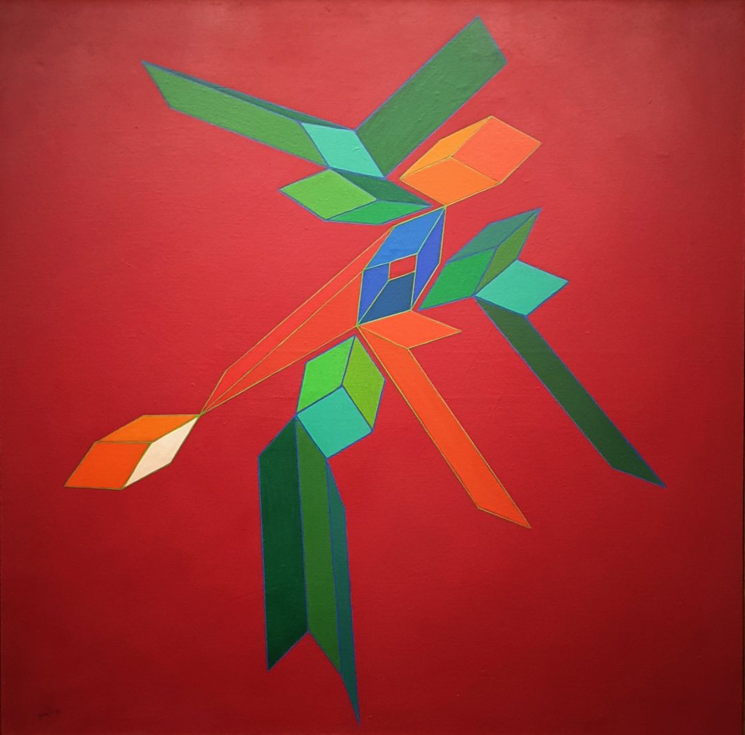 SEGNO, forma di Astrazionehttps://www.exibart.com/repository/media/formidable/11/img/89a/Achille-Perilli-PALAIS-DU-SILENCE-1992-TM-SU-TELA-CM-100X100-1068x1053.jpg