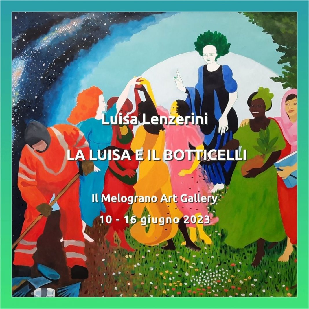 Luisa Lenzerini – La Luisa e il Botticellihttps://www.exibart.com/repository/media/formidable/11/img/8c0/Luisa-Lenzerini-Luisa-e-il-Botticelli-Il-MElograno-Art-Gallery-Livorno-1068x1068.jpg
