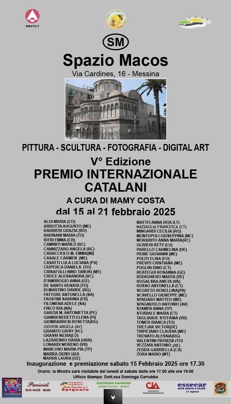 Quinta edizione Premio Internazionale Catalani – vernissage e premiazionehttps://www.exibart.com/repository/media/formidable/11/img/8d1/PREMIO-CATALANI-2025.jpg