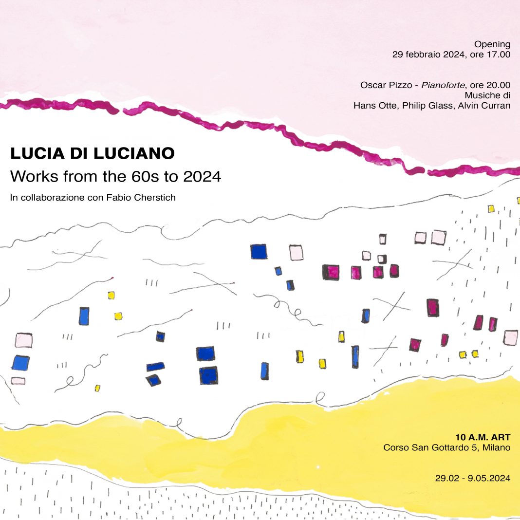 Lucia Di Luciano – Works from the 60s to 2024https://www.exibart.com/repository/media/formidable/11/img/8d7/Lucia-Di-Luciano.-Works-from-the-60s-to-2024-1068x1068.jpg