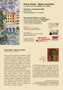 Percy Allum – Opere vicentine