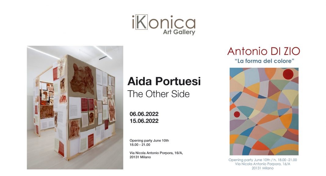 Aida Portuesi – The other side | Antonio Di Zio – La forma del colorehttps://www.exibart.com/repository/media/formidable/11/img/912/exibart-1068x577.jpg