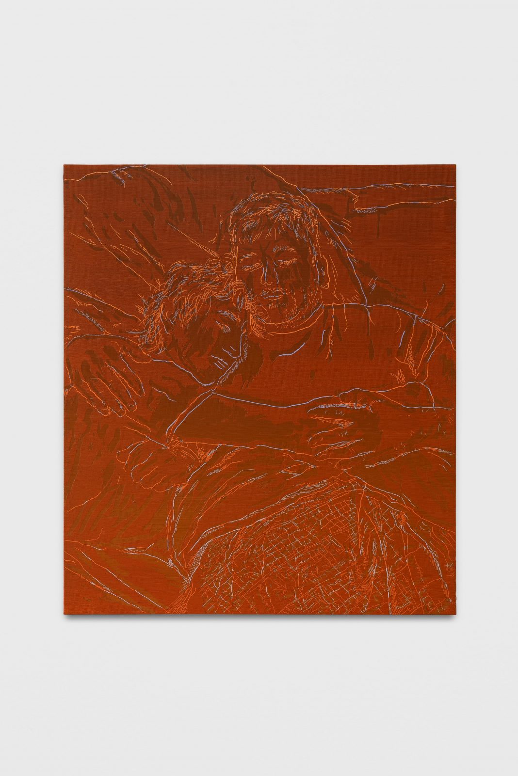 Matteo Capriotti – Big banghttps://www.exibart.com/repository/media/formidable/11/img/94e/Matteo-Capriotti-Affinità-elettive-e-paura-di-amare-2025-acrilico-e-olio-su-tela-63-x-54-cm-1068x1601.jpg