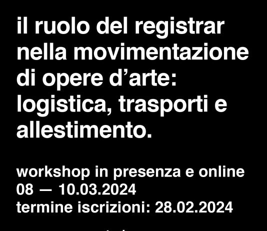 Workshop sul ruolo del registrar nella movimentazione delle opere d’arte