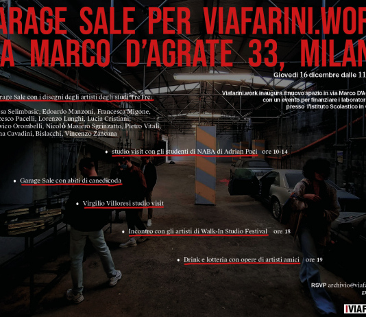 Garage Sale per Viafarini.work