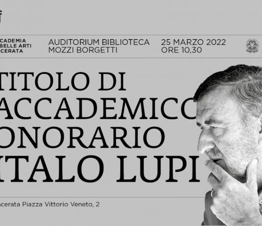 Italo Lupi. Titolo Accademico Onorario