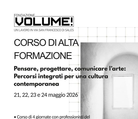Corso di alta formazione – Fondazione VOLUME!