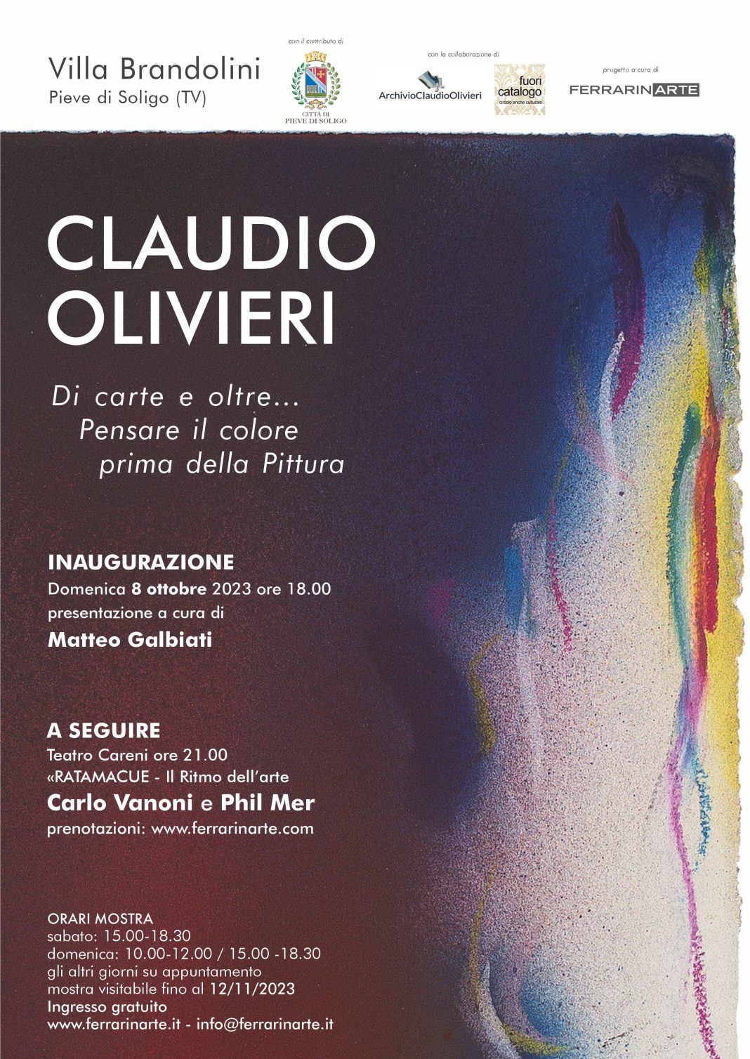 CLAUDIO OLIVIERI – Di carte e oltre… Pensare il colore prima della Pitturahttps://www.exibart.com/repository/media/formidable/11/img/9d4/INVITO-verticale-1068x1508.jpg