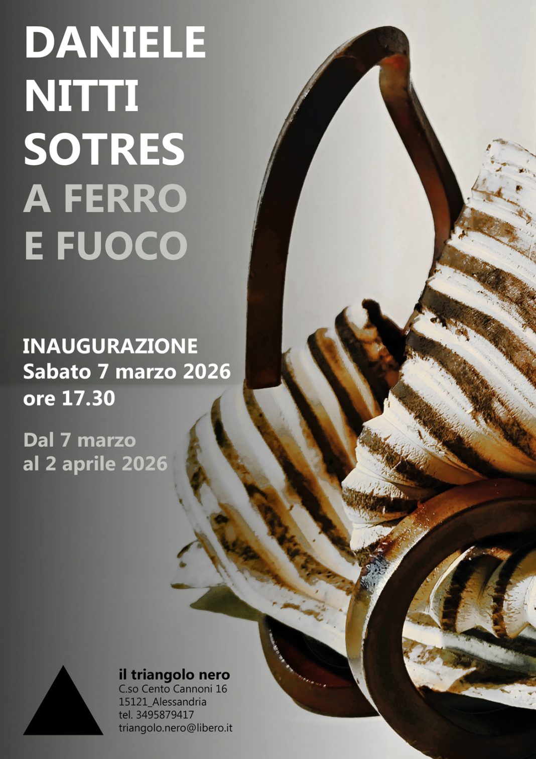 Daniele Nitti Sotres – A ferro e fuocohttps://www.exibart.com/repository/media/formidable/11/img/9d6/A-ferro-e-fuoco-locandina-ld-1068x1511.jpg