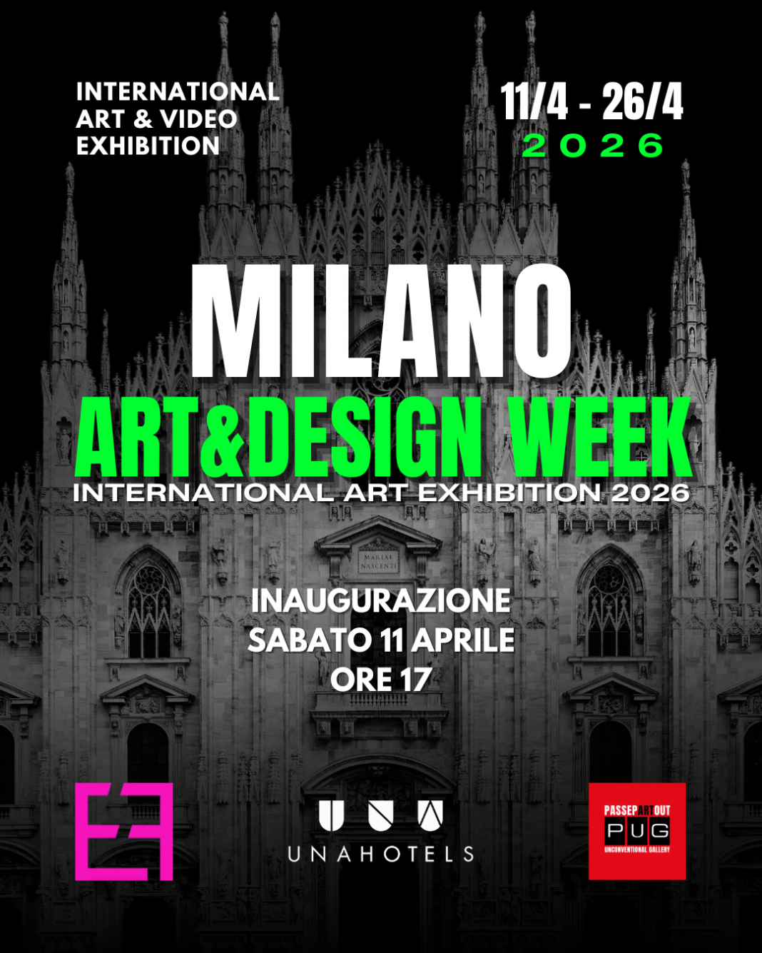 MILANO ART & DESIGN WEEK 2026 – PassepARTout Unconventional Galleryhttps://www.exibart.com/repository/media/formidable/11/img/9ed/Locandina-Ufficiale_Milano-Art-Design-Week-26-1068x1335.png