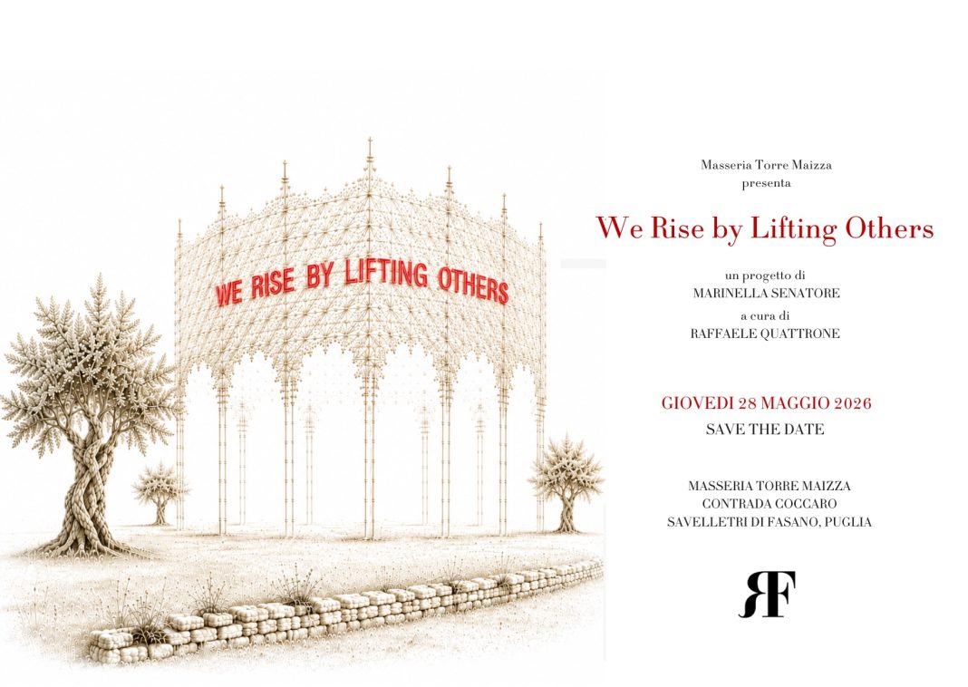 Marinella Senatore – We Rise By Lifting Othershttps://www.exibart.com/repository/media/formidable/11/img/9f0/WeRisebyLiftingOthers_Save-the-date-1068x758.jpg