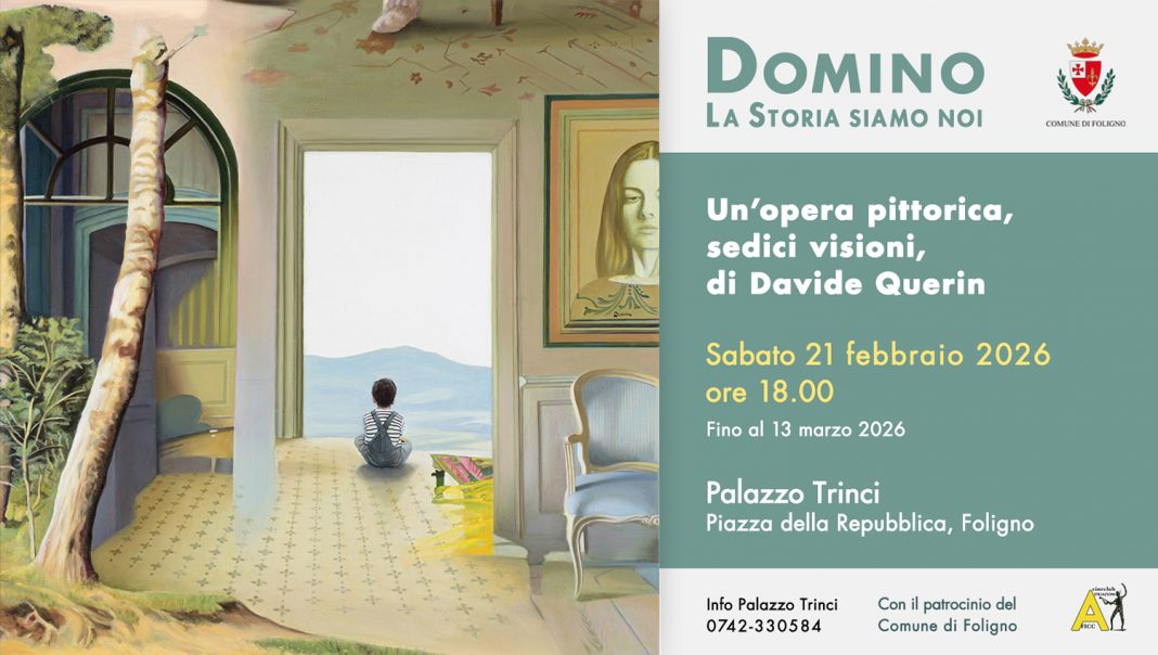 Domino – La Storia siamo noihttps://www.exibart.com/repository/media/formidable/11/img/a24/DAVIDE-QUERIN-Domino-Locandina-per-il-portale-web-cm-15x26.5-ORIZZ-1068x604.jpg