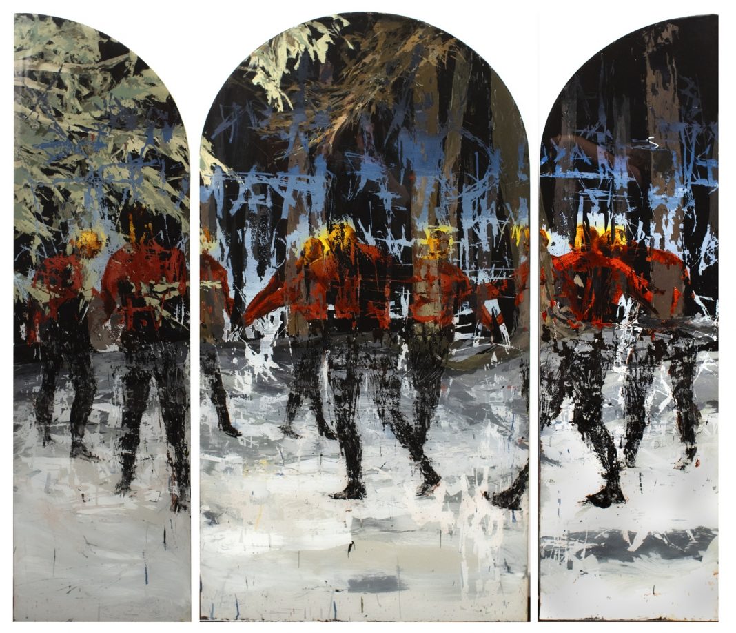 Gonzalo Borondo – Porta l’acqua un fuoco fermohttps://www.exibart.com/repository/media/formidable/11/img/a3b/Gonzalo-Borondo-Balla-Feldafing-con-me-2025-trittico-acrilico-su-vetro-200x50-cm-200x100-cm-200x50-cm-1068x918.jpg