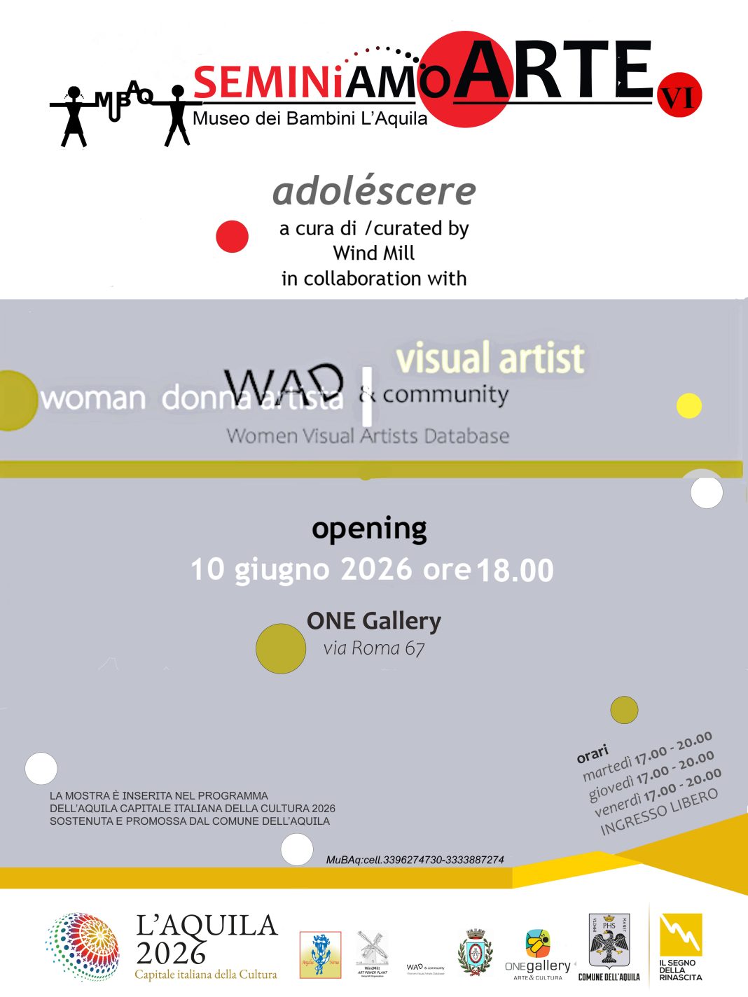 Seminiamo Arte VI edizione: adolescĕre https://www.exibart.com/repository/media/formidable/11/img/a3b/invito-adolescere-laquila-1068x1424.jpg