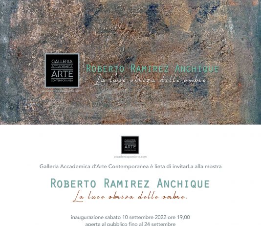 Roberto Ramirez Anchique – La luce obriza delle ombre