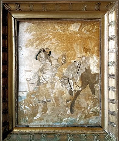 In Punta di Filo, Ricami dipinti, Quadri a Fils Collés, Paperoles, Diorama, Collages e altro dal XVIII al XX secolo