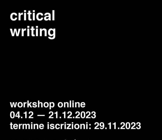 CORSO ONLINE IN CRITICAL WRITING