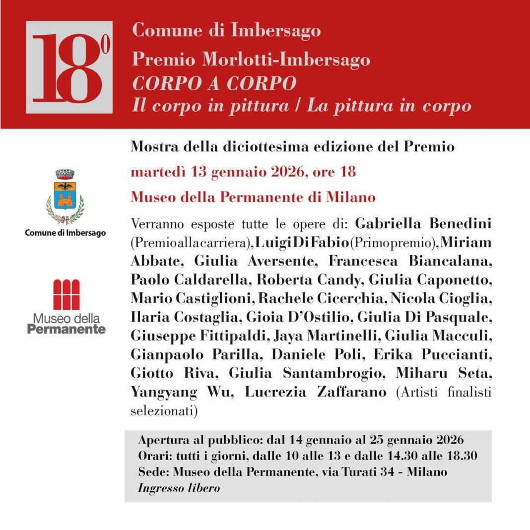 Premio Morlotti – XVIII Edizione – Corpo a corpo – Il corpo in pittura / La pittura in corpohttps://www.exibart.com/repository/media/formidable/11/img/aec/Premio-Morlotti-Luigi-Di-Fabio-1068x1068.jpeg