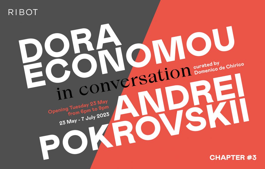 Dora Economou / Andrei Pokrovskii – IN CONVERSATION – CHAPTER #3https://www.exibart.com/repository/media/formidable/11/img/b06/Ribot_IN-CONVERSATION_Chapter-3_invito-1068x682.jpg