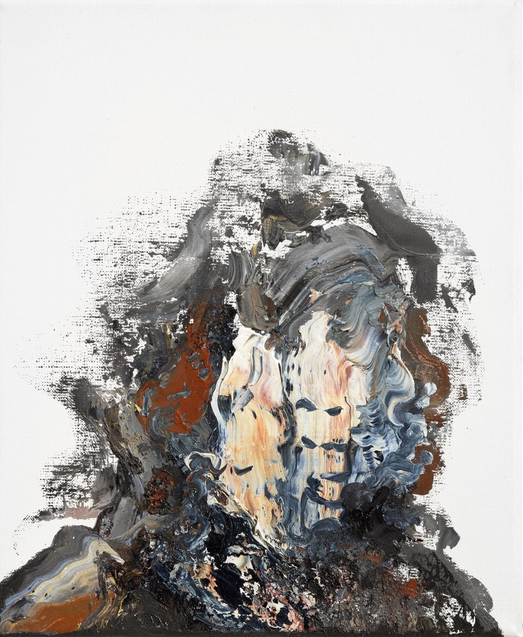Maggi Hambling – Portraitshttps://www.exibart.com/repository/media/formidable/11/img/b4f/2018_Maggi-Hambling_Head-with-ghosts_oil-on-canvas-2018_12x10inches-1068x1301.jpg