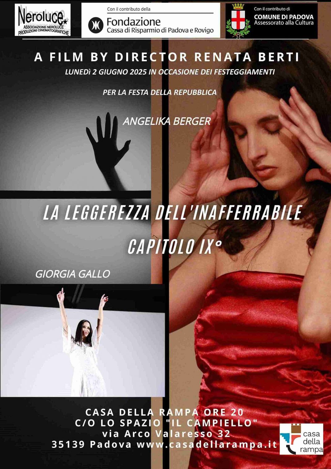 Proiezione in anteprima nazionale del cortometraggio di Renata Berti “La leggerezza dell’inafferrabile – Capitolo IX°”https://www.exibart.com/repository/media/formidable/11/img/b5a/compressaLocandina-Inafferrabile-9-1-1_11zon-1068x1511.jpg